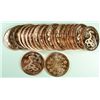 Image 1 : CHINESE ZODIAC "YEAR OF THE SNAKE", ON COPPER ROUNDS, ( ONE ROLL ) 20 PIECES