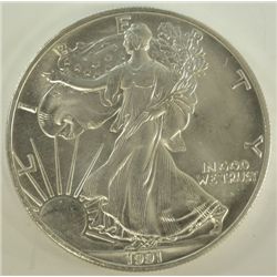 1991 SILVER AMERICAN EAGLE