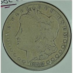 1882-CC MORGAN DOLLAR VG