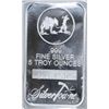 Image 1 : A FIVE OUNCE SILVERTOWNE .999 SILVER BAR,  A GREAT  SIZE  FOR A GIFT