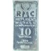 Image 1 : A TEN OUNCE .999 SILVER BAR, A GREAT  SIZE TO INVEST  IN