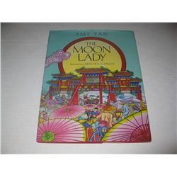 THE MOON LADY Children's HC Book HAND SIGNED by Amy Tan and Gretchen Shields