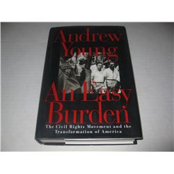 AN EASY BURDEN The Civil Rights Movement HC Book HAND SIGNED by Andrew Young