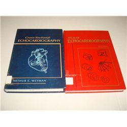CROSS-SECTIONAL ECOCARDIOGRAPHY & ATLAS OF ECHOCARDIOGRAPHY Hardcover BOOKS