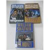 Image 1 : Lot of 3 WILLIAM SHATNER Hardcover Books L@@K