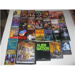 Lot of 27 Sci-Fi  and Fantasy Paperback Books L@@K