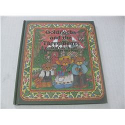 GOLDILOCKS AND THE THREE BEARS Hardcover Book HAND SIGNED WITH SKETCH by Lucy Rigg