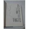 Image 2 : IN AND OUT OF VOGUE First Edition Hardcover Book HAND SIGNED by Grace Mirabella