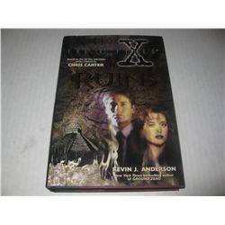 THE X-FILES Ruins First Printing Hardcover Book HAND SIGNED by Kevin J. Anderson