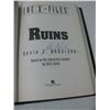 Image 2 : THE X-FILES Ruins First Printing Hardcover Book HAND SIGNED by Kevin J. Anderson