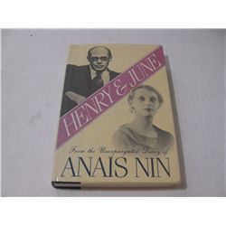 HENRY AND JUNE First Edition Hardcover Book HAND SIGNED by Rupert Pole