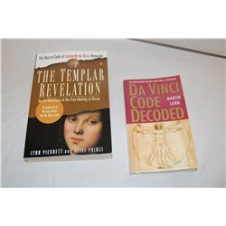 Lot of 2 Da Vinci Code Decoded and Templar Revelation