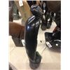Image 2 : SPRING STONE HAND CARVED, STATUE, FROM ZIMBABWE. 23" TALL. GALLERY PRICE $3000