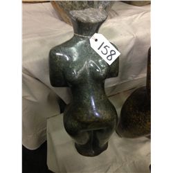 OPAL STONE, HAND CARVED FEMALE, 20" TALL