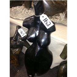 SPRING STONE, HAND CARVED FEMALE, 23" TALL