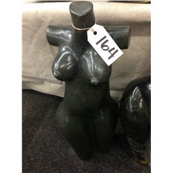 SPRING STONE, HAND CARVED FEMALE, 15  TALL