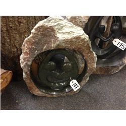 SPRING STONE FAMILY CIRCLE, POLISHED AND UNFINISHED STONE.