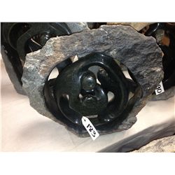 SPRING STONE FAMILY CIRCLE, POLISHED AND UNFINISHED STONE.