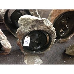 SPRING STONE FAMILY CIRCLE, POLISHED AND UNFINISHED STONE.