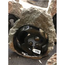 SPRING STONE FAMILY CIRCLE, POLISHED AND UNFINISHED STONE.