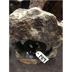 SPRING STONE FAMILY CIRCLE, POLISHED AND UNFINISHED STONE.