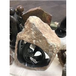 SPRING STONE FAMILY CIRCLE, POLISHED AND UNFINISHED STONE.