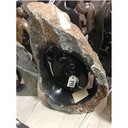 SPRING STONE FAMILY CIRCLE, POLISHED AND UNFINISHED STONE.