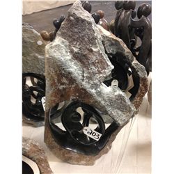 SPRING STONE FAMILY CIRCLE, POLISHED AND UNFINISHED STONE.