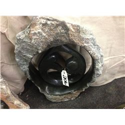 SPRING STONE FAMILY CIRCLE, POLISHED AND UNFINISHED STONE.