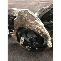 SPRING STONE FAMILY CIRCLE, POLISHED AND UNFINISHED STONE.