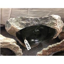 SPRING STONE FAMILY CIRCLE, POLISHED AND UNFINISHED STONE.