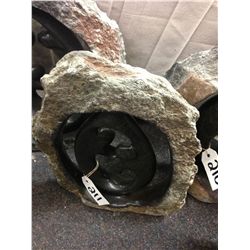 SPRING STONE FAMILY CIRCLE, POLISHED AND UNFINISHED STONE.