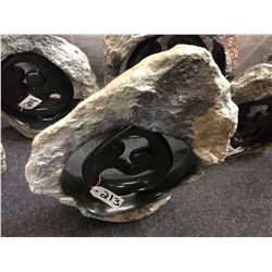 SPRING STONE FAMILY CIRCLE, POLISHED AND UNFINISHED STONE.