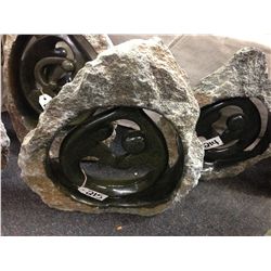 SPRING STONE FAMILY CIRCLE, POLISHED AND UNFINISHED STONE.