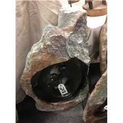 SPRING STONE FAMILY CIRCLE, POLISHED AND UNFINISHED STONE.