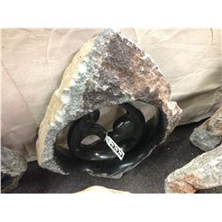 SPRING STONE FAMILY CIRCLE, POLISHED AND UNFINISHED STONE.