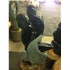 Image 3 : SPRING STONE, "KISSING" HAND CARVED. 38" TALL 20" WIDE GALLERY PRICE $15,000