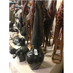 SPRING STONE HAND CARVED STATUE 32  TALL