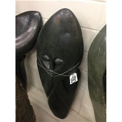 SPRING STONE "WOMAN THINKER" SCULPTURE HAND CARVED 24" TALL