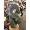 Image 2 : OPAL STONE, HAND CARVED "FRIENDSHIP"  31" TALL GALLERY PRICE $9,000