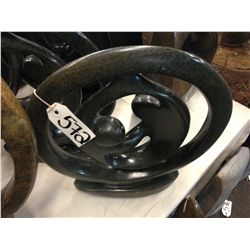 OPAL STONE, FAMILY CIRCLE HAND CARVED 14" TALL