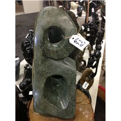 OPAL STONE, HAND CARVED ABSTRACT 22  TALL