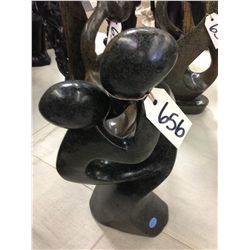 SPRING STONE, HAND CARVED COUPLE, 16" TALL