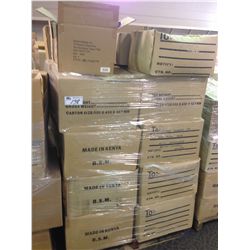 PALLET OF ASSORTED AFRICAN FIGURES, SCULPTURES AND COLLECTABLES. EACH PALLET CONTAINS  HUNDREDS OF