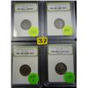 Slabbed Buffalo Nickels - 4 Pieces