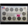 US Silver Wartime Nickel Set - 11 Pieces