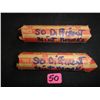 Wheat Penny 50 Cent Rolls - 2 Pieces