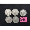 Image 1 : Mercury Silver Dime Lot