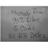 Image 2 : Mercury Silver Dime Lot