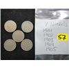 Image 1 : V-Nickel Lot - 5 Pieces